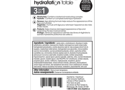 ChapStick - Hydratation totale 3 EN 1 Chapstick original | 3,5g