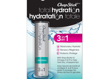 ChapStick - Hydratation totale 3 EN 1 Chapstick original | 3,5g