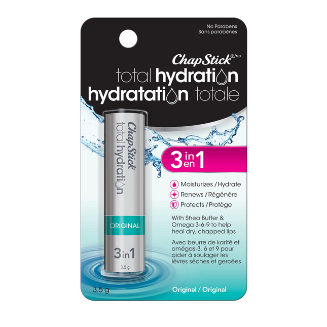 ChapStick - Hydratation totale 3 EN 1 Chapstick original | 3,5g