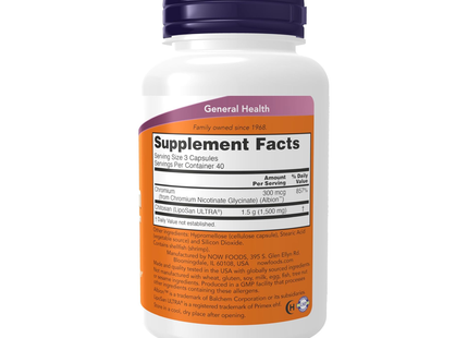 NOW - Chitosan and Chromium | 120 Capsules