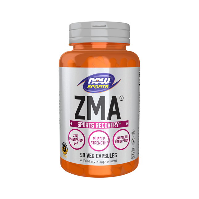 NOW - ZMA avec zinc B-6 | 90 capsules