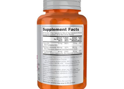 NOW - ZMA with Zinc B-6 | 90 Cap