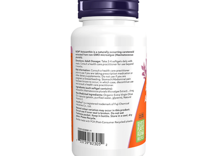 NOW - Astaxanthin 4 mg | 90 Softgels