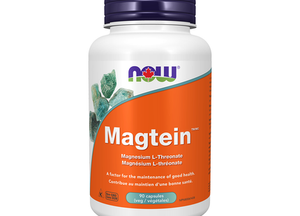 NOW - Magtein - L-thréonate de magnésium | 90 gélules végétales