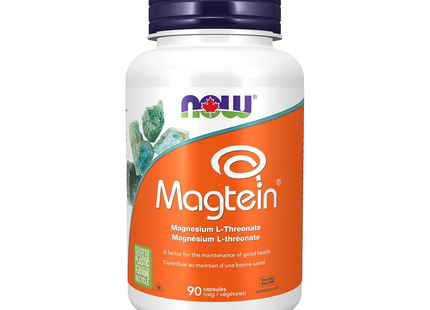 NOW - Magtein - L-thréonate de magnésium | 90 gélules végétales