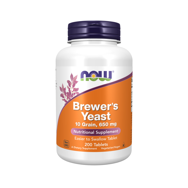 NOW - Brewer's Yeast 650 mg | 200 Tabs