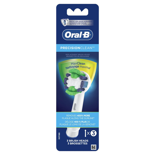 Oral-B - Têtes de brosse de rechange Precision Clean | 3 têtes de brosse