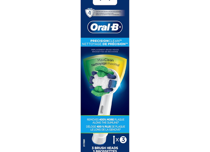 Oral-B - Precision Clean Replacement Brush Heads | 3 Brush Heads