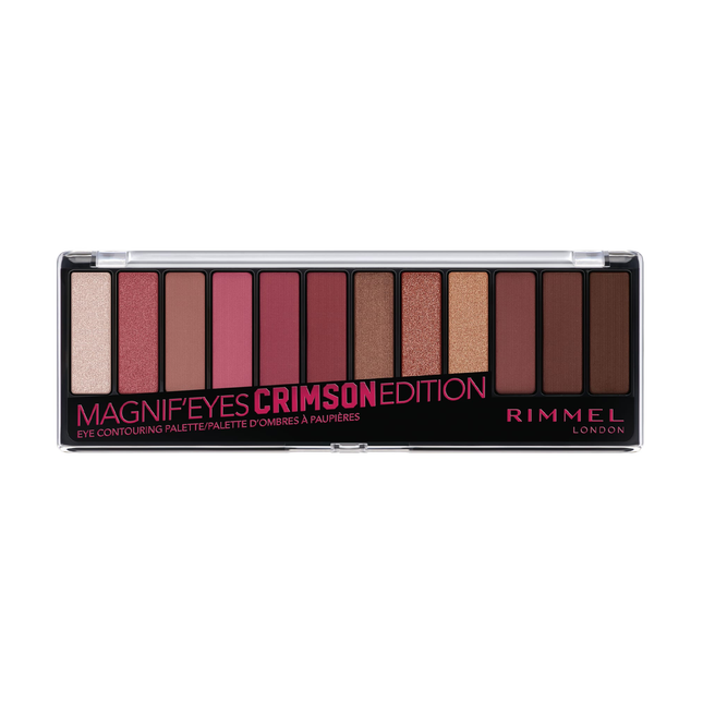 Rimmel London - Palette d'ombres à paupières Magnif'eyes - Édition Crimson 007 | 14,16 g