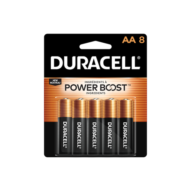 Duracell - Batteries AA Alkaline | 8 Pack