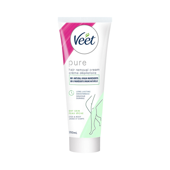 Veet - Pure Hair Removal Cream for Dry Skin Legs & Body | 200 mL