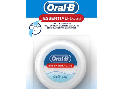 Oral-B - Essential Floss Cavity Defense Mint Flavour | 50 m