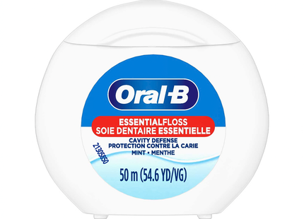 Oral-B - EssentialFloss Cavity Defense Dental Floss | 50 m