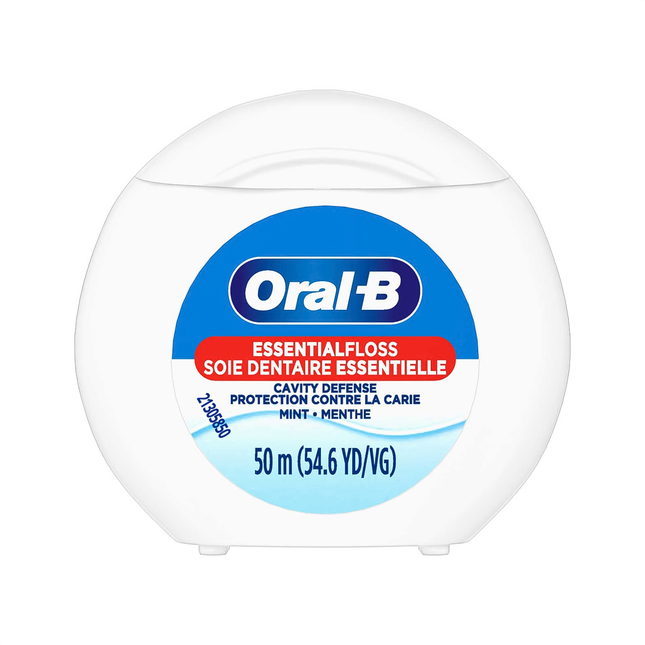 Oral-B - EssentialFloss Cavity Defense Dental Floss | 50 m