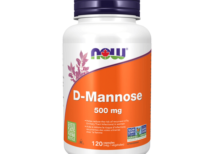 NOW - D-Mannose 500 mg | 120 Capsules
