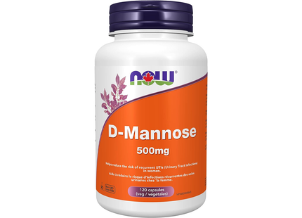 Now - D-Mannose 500 mg | 120 Capsules