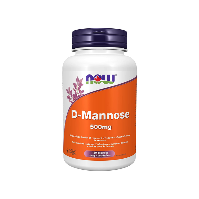 NOW - D-Mannose 500 mg | 120 Gélules