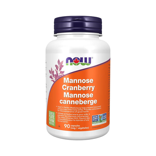 NOW CANNEBERGE DE MANNOSE