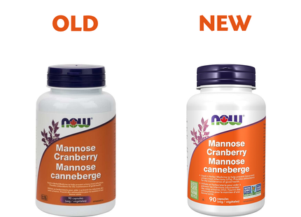 NOW - Mannose Cranberry | 90 Veg Capsules