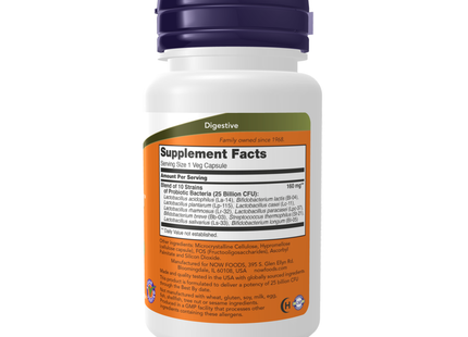NOW - Probiotique-10 25B | 50 capsules