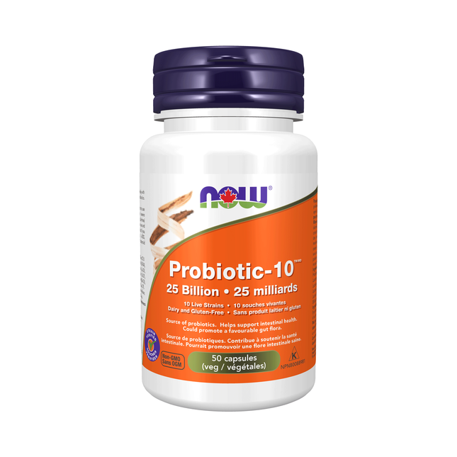 NOW - Probiotique-10 25B | 50 capsules