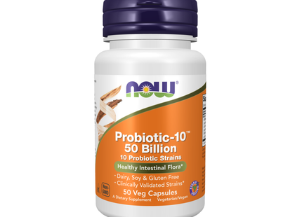 NOW - Probiotic-10 50B | 50 Capsules