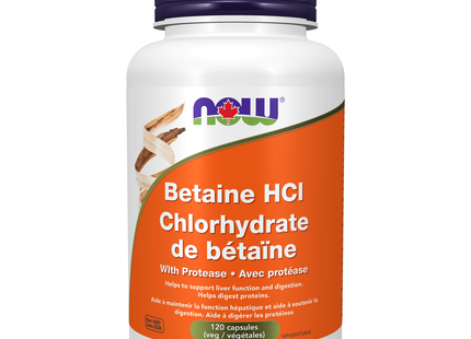 NOW - Betaine HCl | 120 Caps