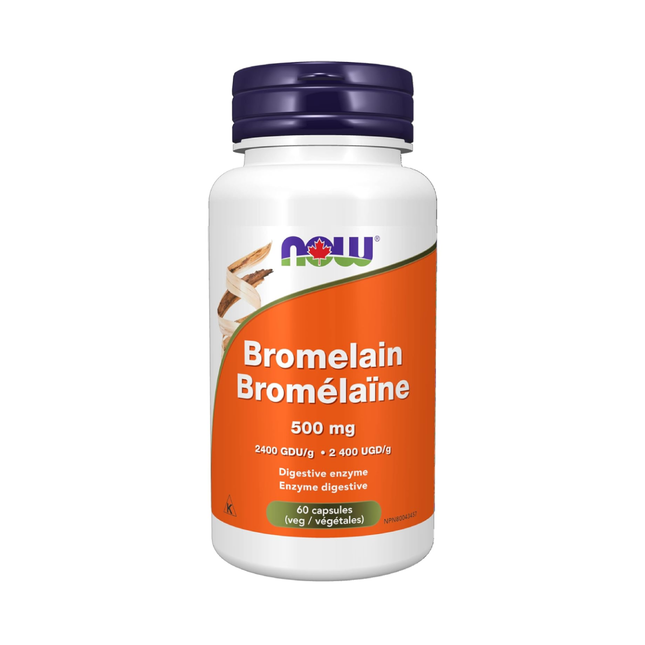 NOW - Bromélaïne 500 mg | 60 capsules