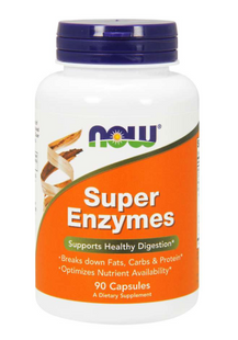 NOW Super Enzymes DIgestive Enzymes | 90 Capsules