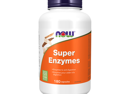 NOW Super Enzymes Enzymes DIgestives | 180 Gélules