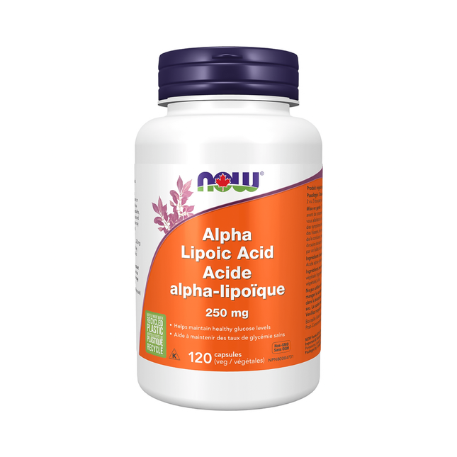 NOW - Acide alpha-lipoïque 250 MG | 120 capsules