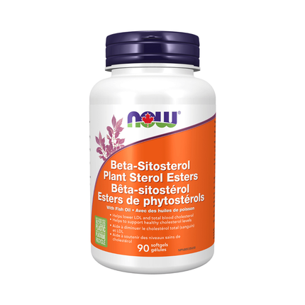 NOW - Beta-Sitosterol Plant Sterol Esters with Fish Oil | 90 Softgels