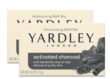 Yardley - Activated Charcoal Soap Bar | 2 Bars