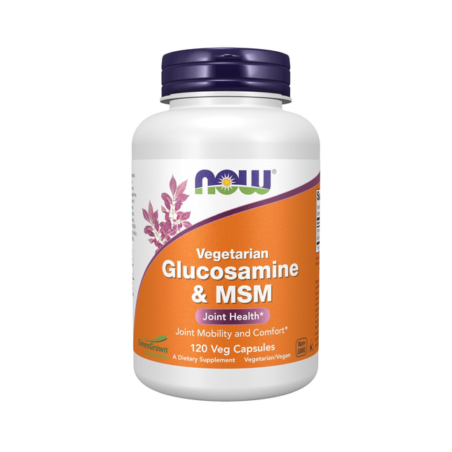 NOW - Glucosamine et MSM végétariens | 120 capsules