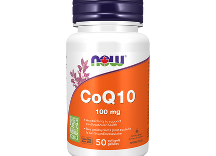 NOW - COQ10 avec vitamine E 100 mg | 60 gélules