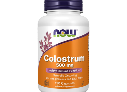 NOW - Colostrum 500 mg 20% | 120 Capsules