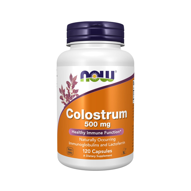 NOW - Colostrum 500 mg 20% | 120 Capsules