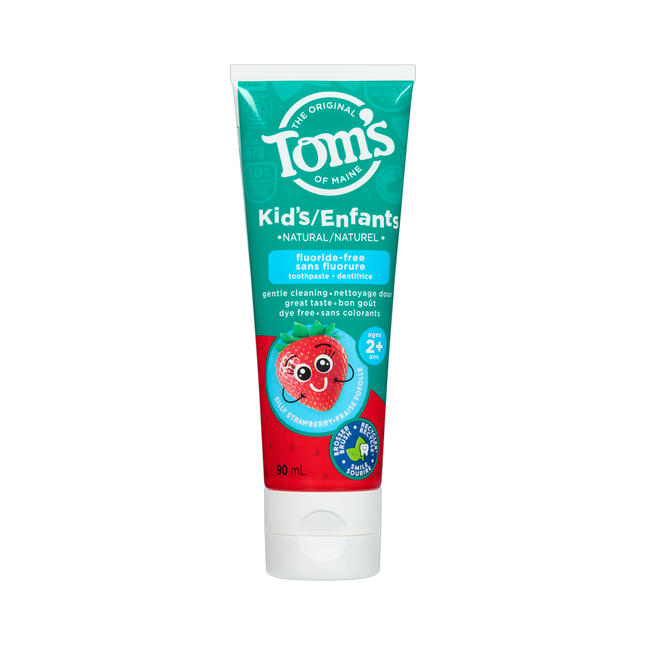 Tom's - Kid's Natural Fluoride-Free Toothpaste, Silly Strawberry | 90 mL