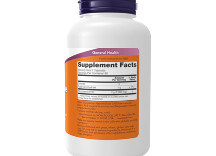 NOW - Glucosamine HCL 1000 mg | 180 Capsules