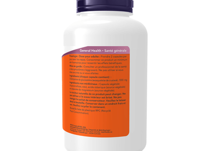 NOW - Glucosamine HCL 1000 mg | 180 gélules