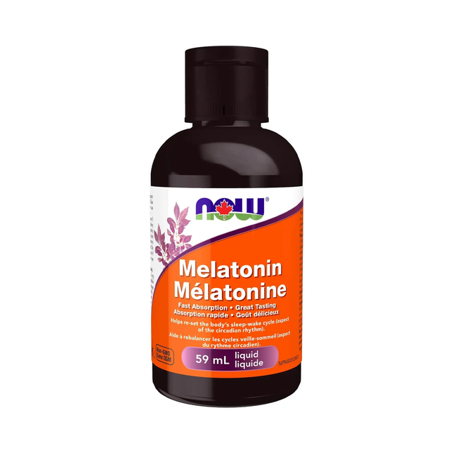 NOW - Mélatonine liquide vanille-agrumes | 59 ml