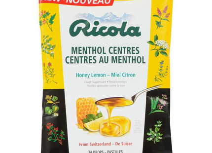 Ricola - Menthol Centres - Honey Lemon | 34 Drops