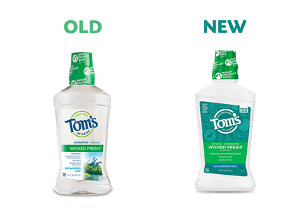 Tom's - Wicked Fresh Mouthwash - Cool Mountain Mint | 473 mL