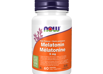 NOW - Mélatonine 5 mg | 60 capsules