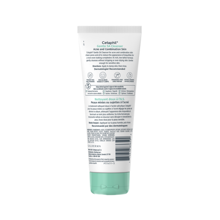 Cetaphil - Nettoyant doux à l'acide salicylique | 124 mL