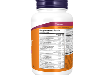 NOW - ADAM Superior Multivitamine pour hommes 2/jour | 120 comprimés