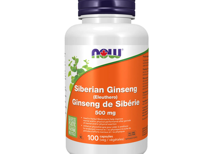 NOW - Siberian Ginseng 500 mg | 100 Capsules