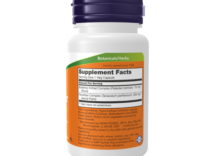 NOW - Butterbur 75 mg | 60 Capsules