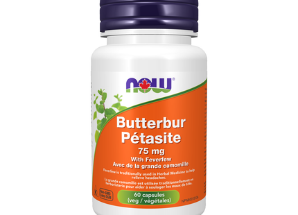 NOW - Pétasite 75 mg | 60 capsules