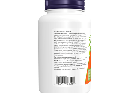NOW - Cascara Sagrada 450 mg | 100 gélules
